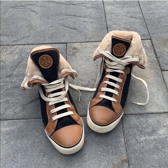 COPY - Tory Burch Benjamin High-Top Sneakers 👟 - Picture 9 of 16